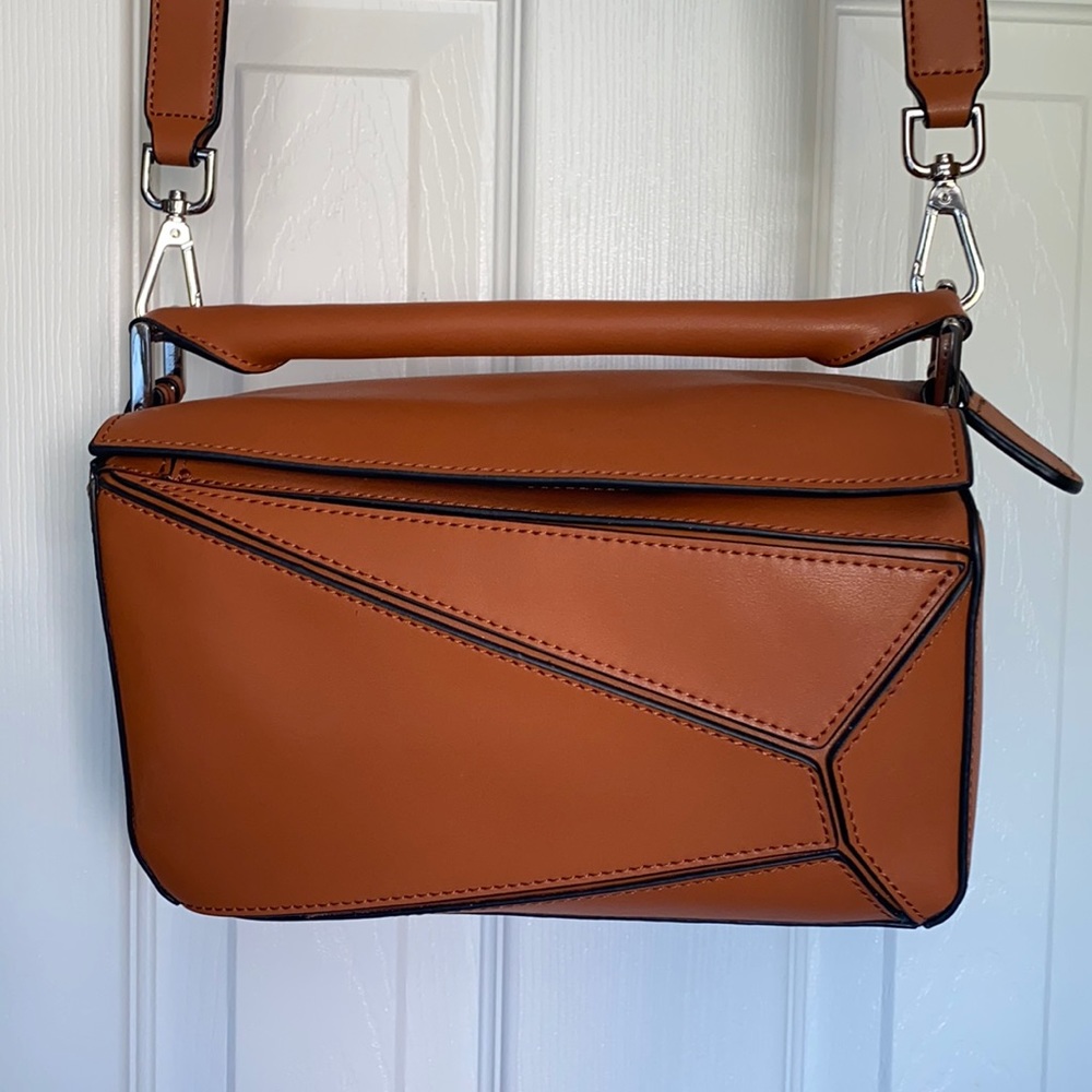 Loewe puzzle bag copy. Leather